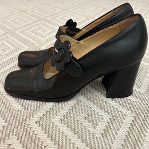Jonak Paris Maryjanes, Black ,Size 36